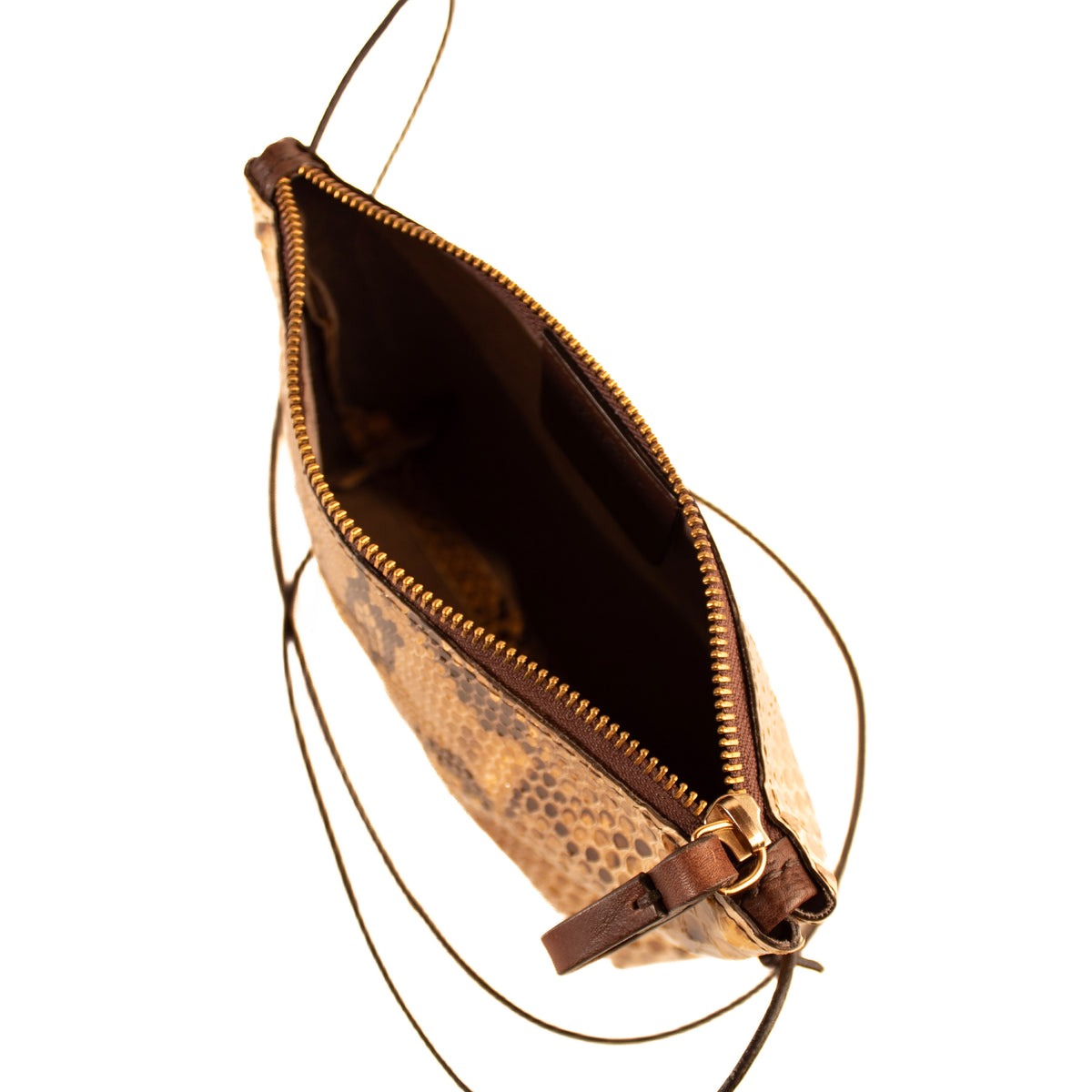 Yellow Rock Malvetta – small python crossbody bag