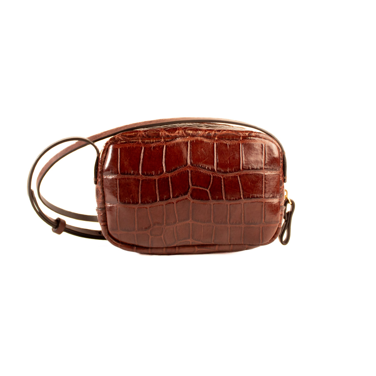 Petra – small crocodile crossbody bag
